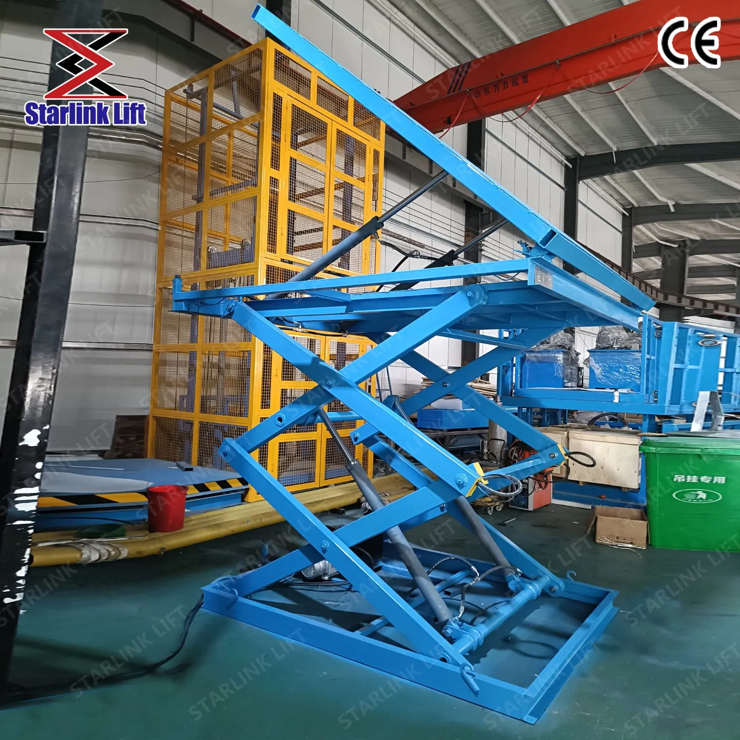 Customized Stationary Scissor Lift Table/Fixed Hydraulic Lift/Underground Installation Scissors Lifting Platform