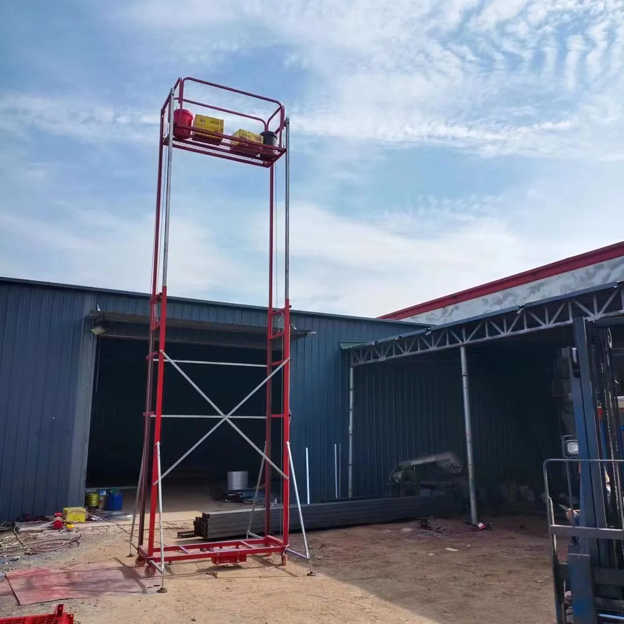 Electric Lifting Scaffold Mobile Foldable Small Lifting Platform