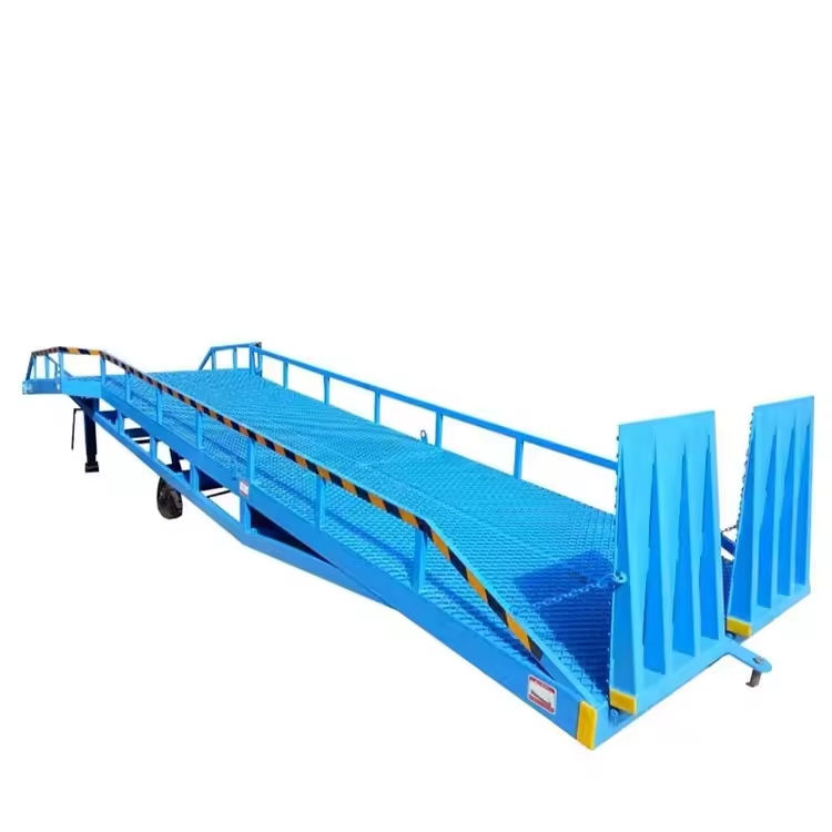 Three-Point Ramp Unloading Container Load Ramp Electric Forklift Ramp Loading Dock Ramp