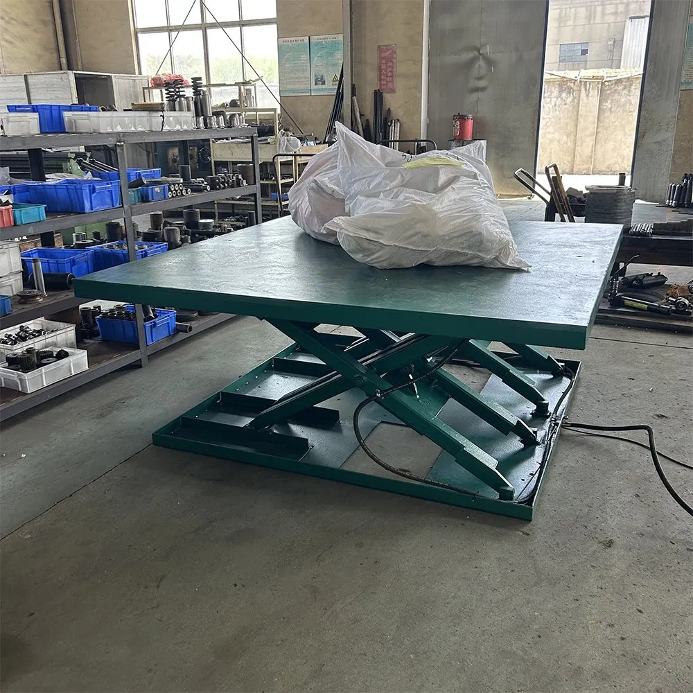 Customized 1000kg Vertical Stationary Scissor Lift Fixed Underground Hydraulic Lifting Platform