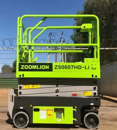 Factory Price Zs1012HD-Li Zoomlion 4-16m Self Propelled Electric Mobile Scissor Platform Lift Hydraulic Lifting