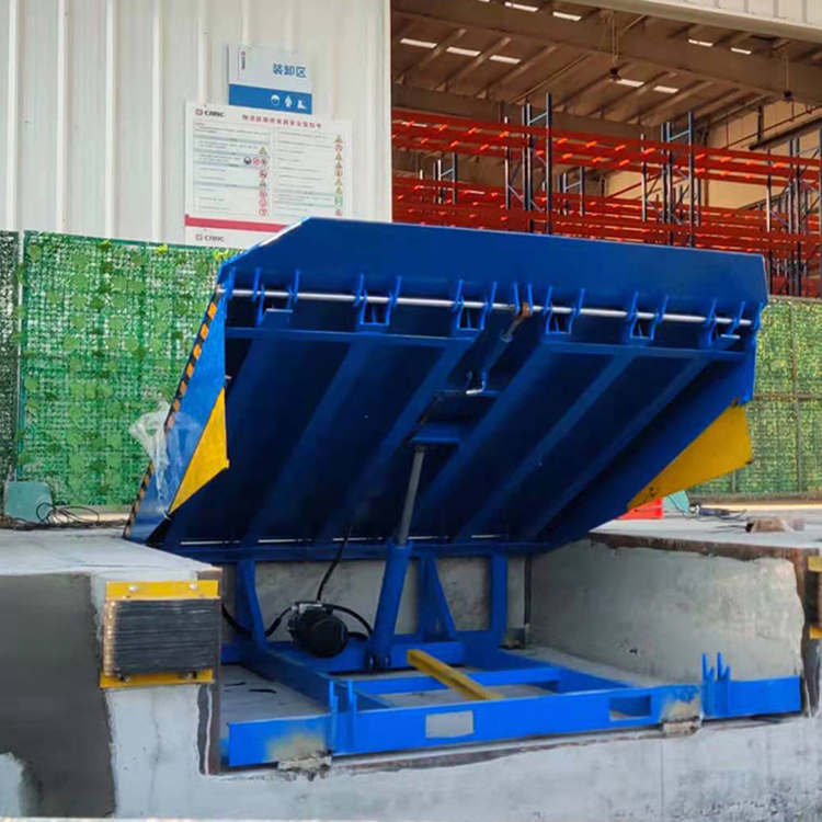 Customized Hydraulic Container Loading Dockramp Dock Leveling Machine Fixed Boarding Bridge with Anti-Collision Block