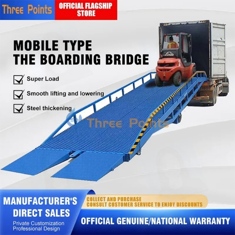 Mobile Dock Leveler OEM ODM 8t Mobile Dock Ramp Loading Hydraulic Electric Container Lifting