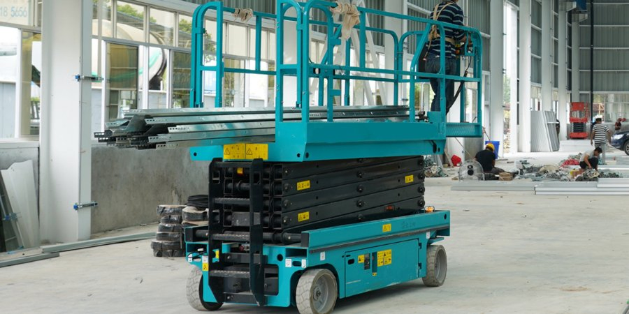 10m Lifting Height Electric Scissor Lifts 10m Aerial Work Platform Swsl1008HD