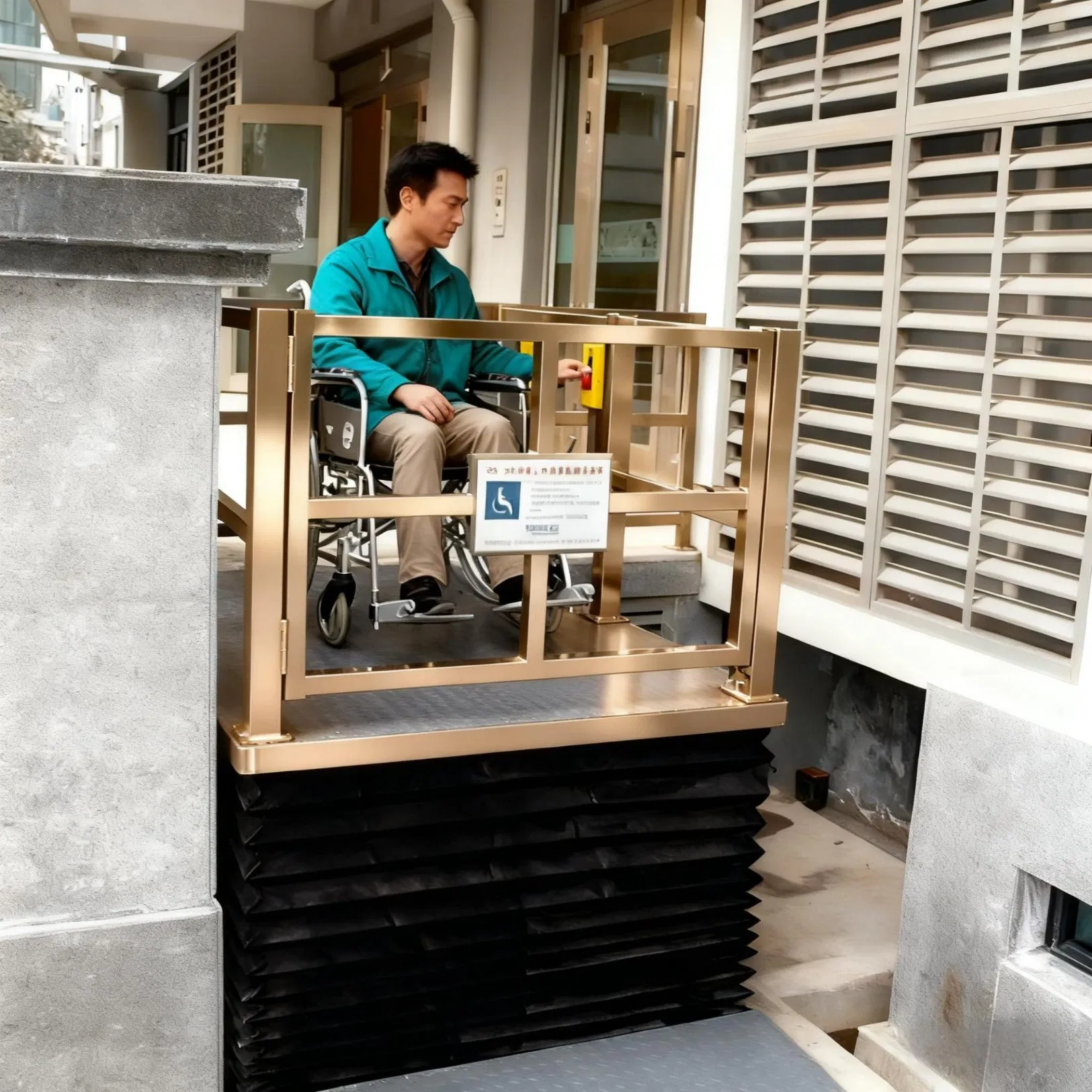 Modern Advanced Technology Reliable Wheelchair Lift Platform with TUV