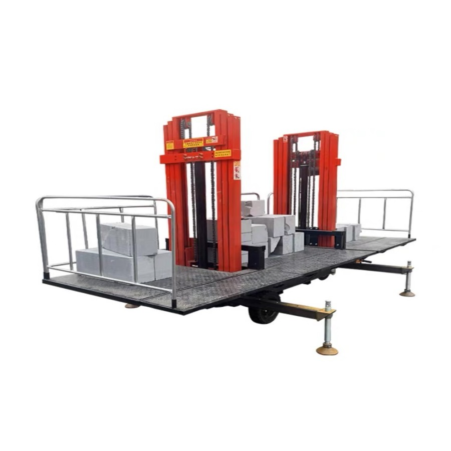 Architecture Aerial Work Freight Mobile Scissor Lift, 2 Ton Mobile Hydraulic Lifting Platform