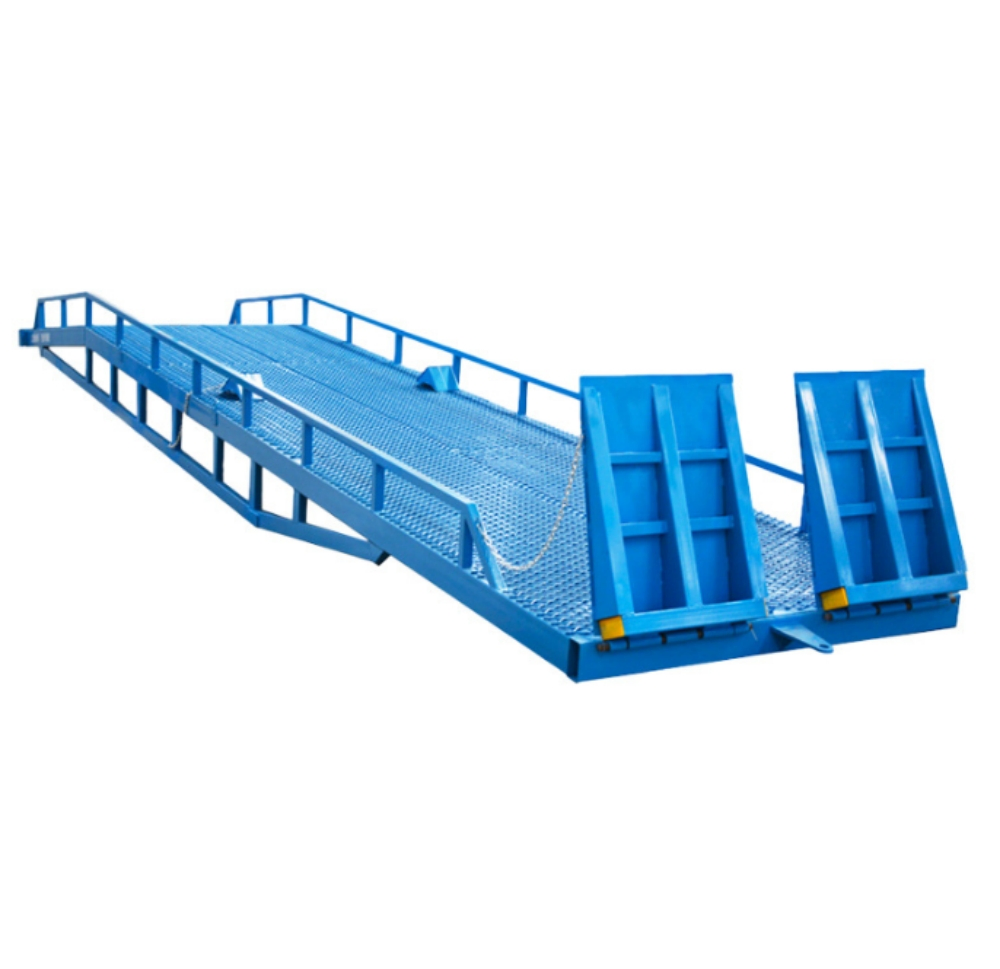 6-10 Ton Foldable Mobile Boarding Bridge New Condition Hydraulic Container Loading Unloading Platform for Restaurant Industries