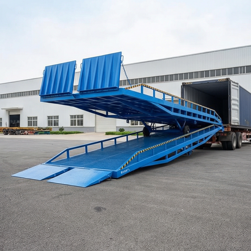 Dock Leveler Heavy Duty Loading Dock Ramp Unloading Dock Yard Ramp Forklift Fixed Container Dock Ramp Mobile Dock Leveler