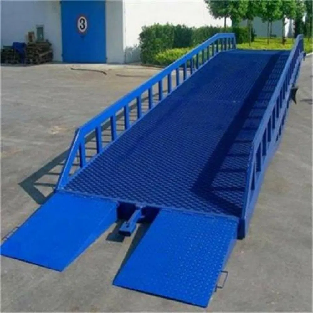 8 Tons Warehouse Truck Mobile Container Loading Dock Ramps Manual
