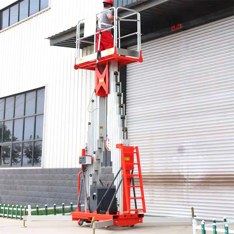 Double Aluminum Mast Lift Aerial Working Platform (MAX HEIGHT: 8M)