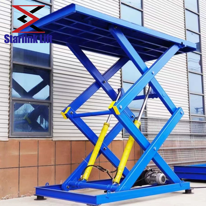 Factory Direct Sale Double Scissors Electric Lifting Platform