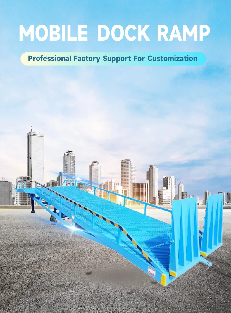 Manual Container Loading Ramp Platform