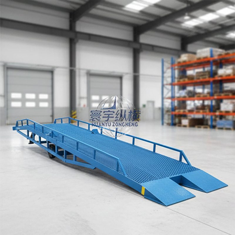 Dock Leveler Portable Mobile Container Loading Bridge Hydraulic Container Load Dock Ramplifting Platform for Forklift