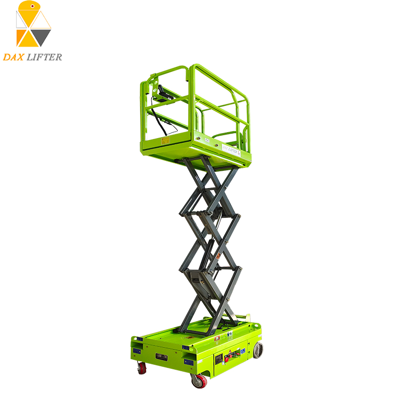China Small Size Aerial Work Self Moving Mini Automotive Scissor Lifting Platforms