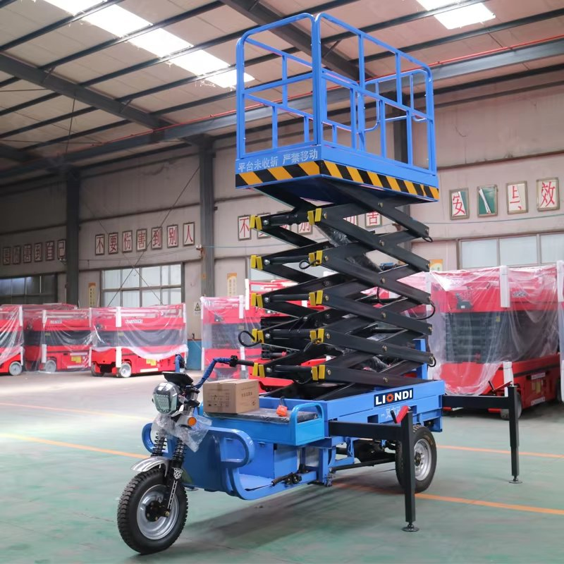 Tricycle Scissor Lifting Platform for Material Handling/Aerial Work