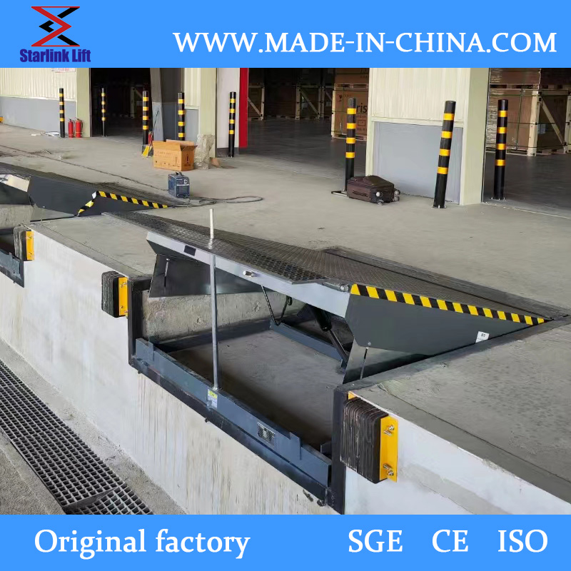 8t Portable Warehouse Logistics Loading Dock Leveler Fixed Yard Ramp