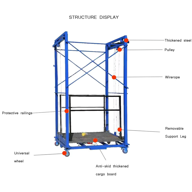 Wholesale Electric Lifting Scaffold Multi-Function Mobile Decoration Remote Control Climbing Platform