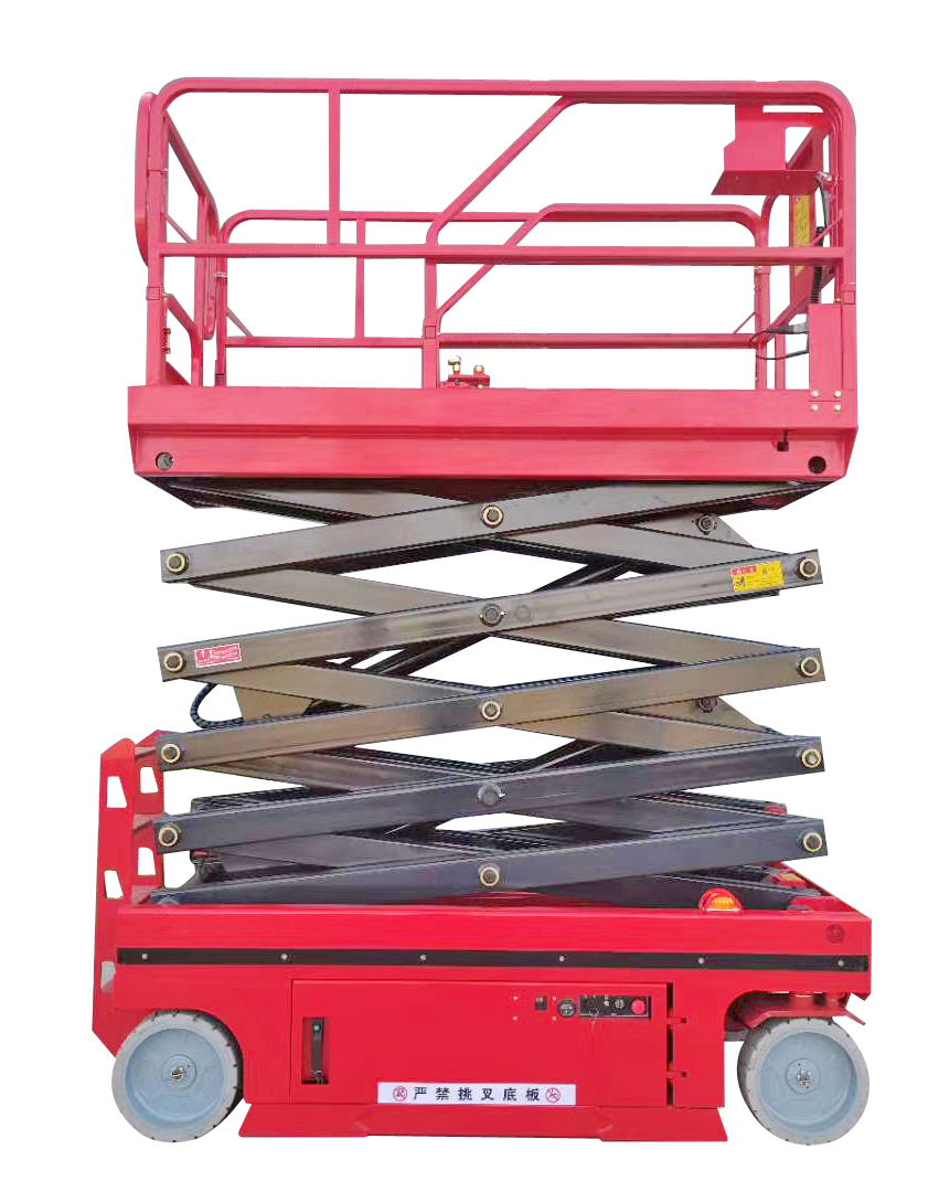 Vift Cheap Price New Hydraulic Self-Propelled Scissor Lift 240kg 300kg Extended Platform Electric Aerial Lifting