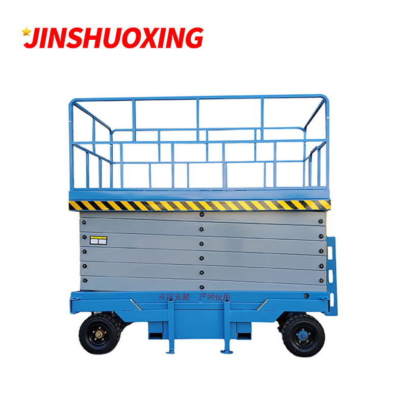 Heavy-Duty Hydraulic Electric Scissor Lift High Lifting Platform with Cable Wires