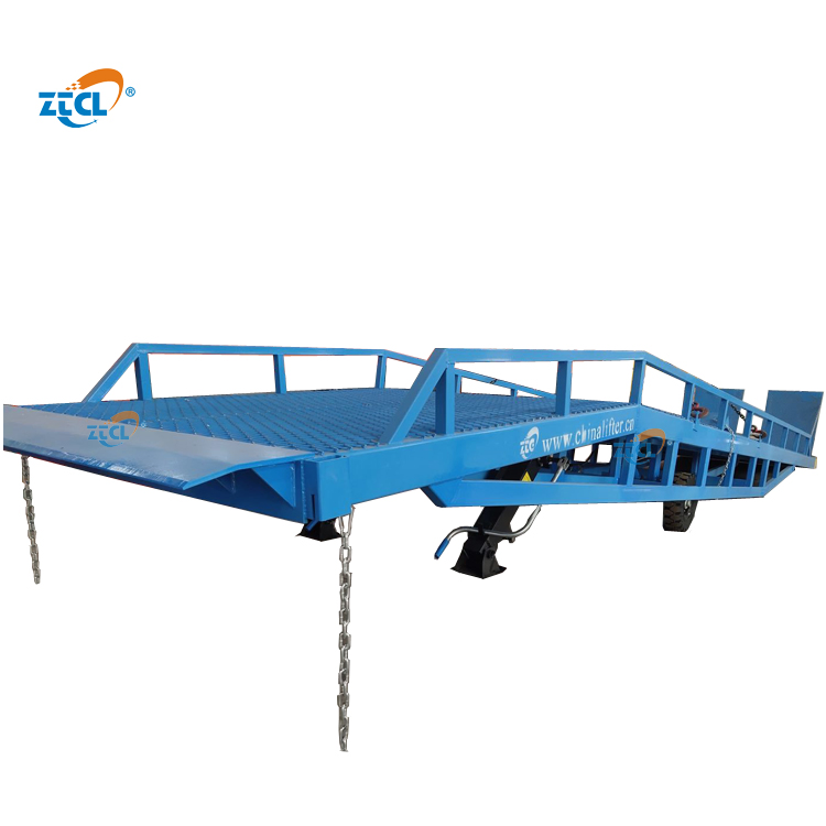 CE Hydraulic Container Loading and Unloading Equipment Forklift Container Mobile Loading 10ton Dock Ramps