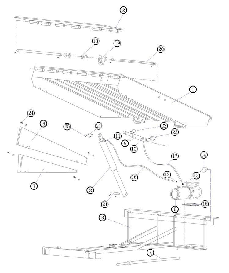 8 10 Tons Electro-Hydraulic Boarding Bridge Fixed Unloading Platform Container Lifting Loading and Unloading Platform