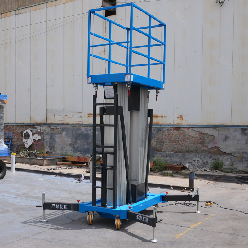 Single Column/Double Column 6m-14m Electric Aluminium Alloy Lifting Platform