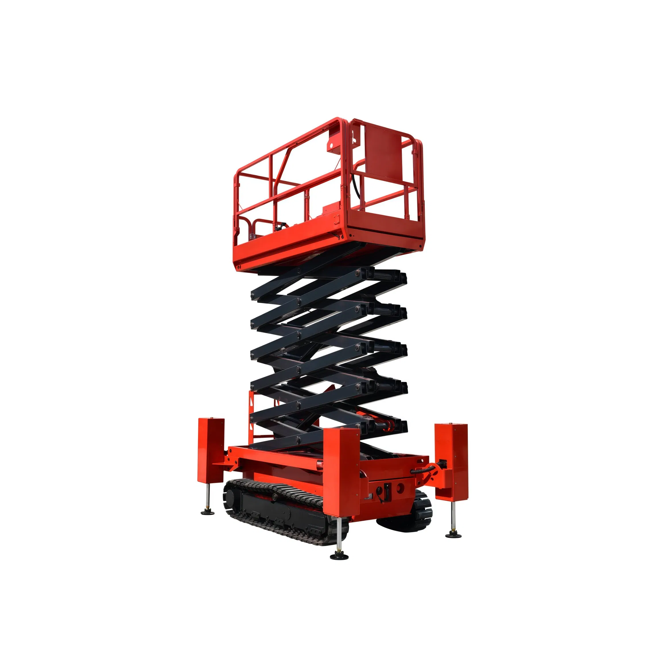 Tianlu Heavy Duty Scissor Lifting Platform for Rugged Terrain Construction Trpt1216c