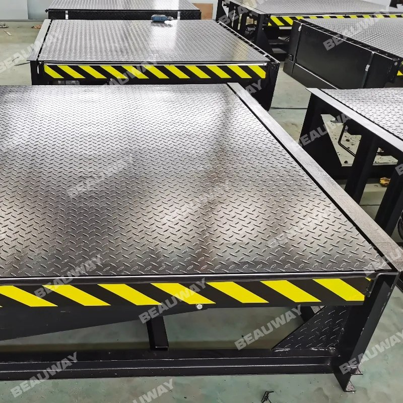 6-20 Tons Electric Loading Ramp Truck Loading Dock Ramps Hydraulic Dock Ramp for Warehouse