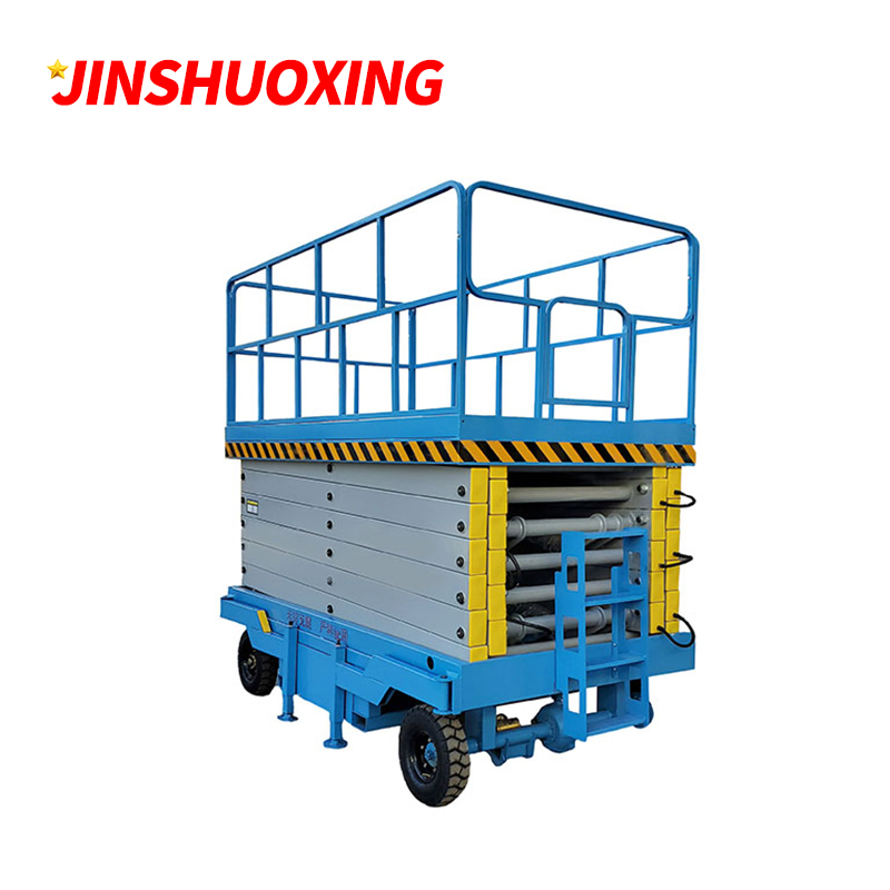 Heavy-Duty Hydraulic Electric Scissor Lift High Lifting Platform with Cable Wires