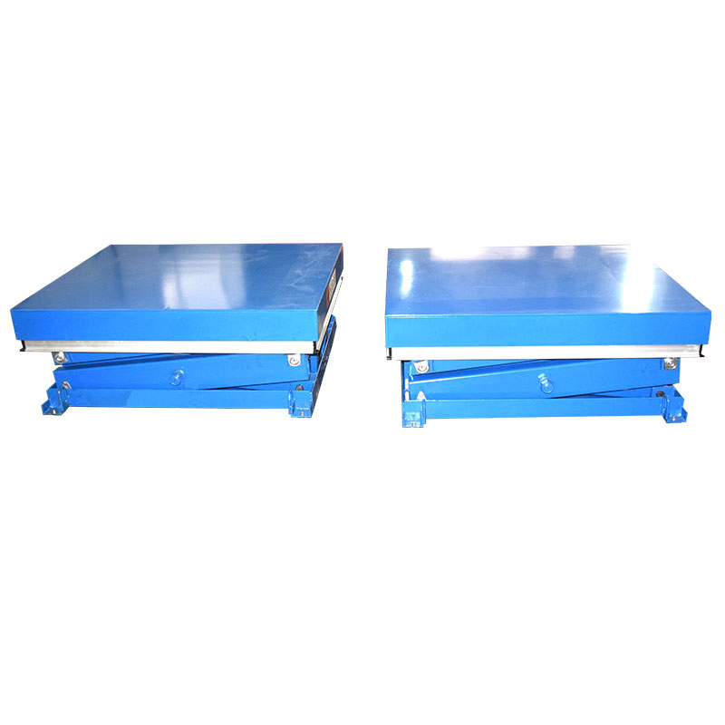 Stationary Hydraulic Lift Scissor Platform High Quality Small Cargo Lift Lifting Table Manual Foot Pump 2025 Newly Customized