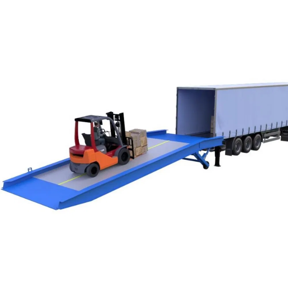 Manual Power Source Folding Boarding Bridge for Container Loading Dock