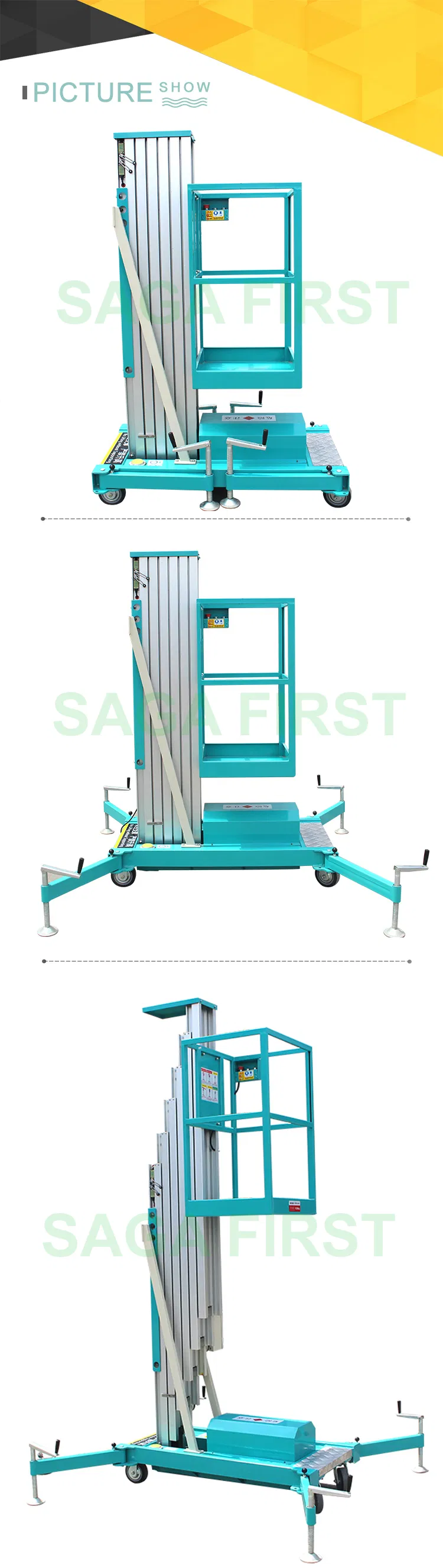 Aluminum Work Platform Detail 1