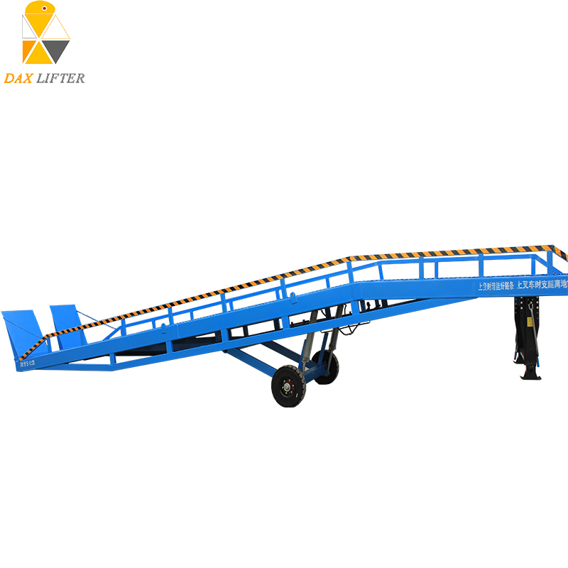 Hydraulic Mobile Truck Loading Dock Ramp Platform Container Unloading