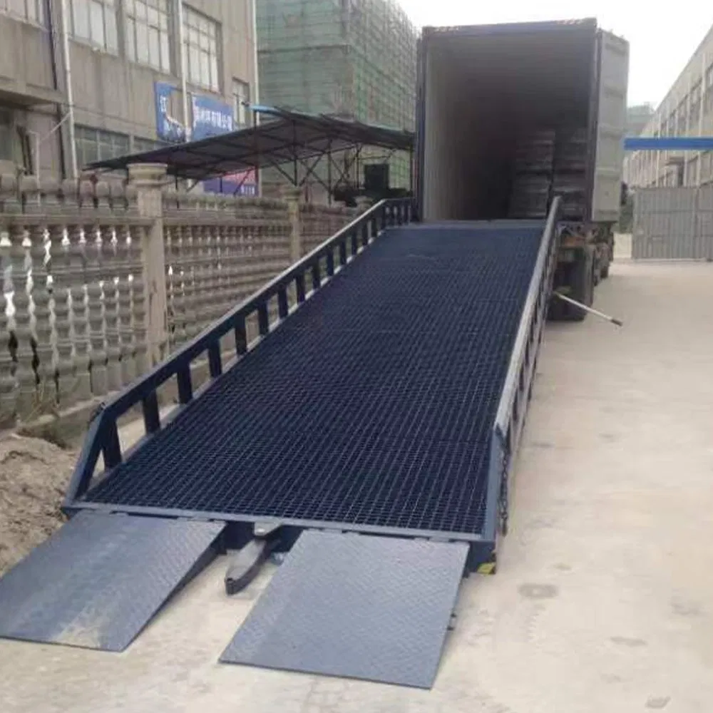 6ton Ramp Container Terminal Leveler Truck Forklift Loading Ramp Mobile Boarding Bridge
