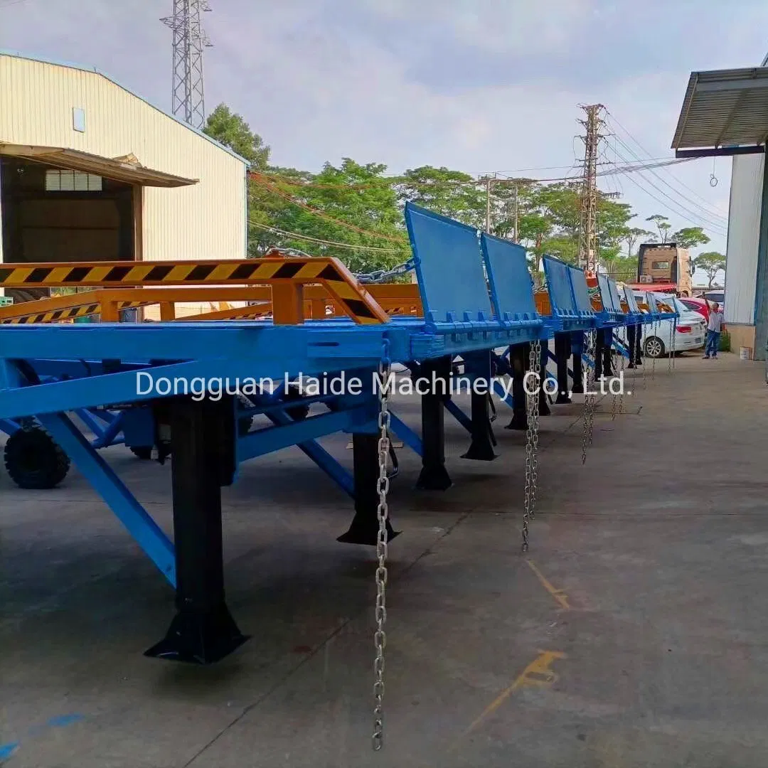 Ce-Approved 10ton/15ton/20ton Mobile Container Loading/Unloading Dock Yard Ramp