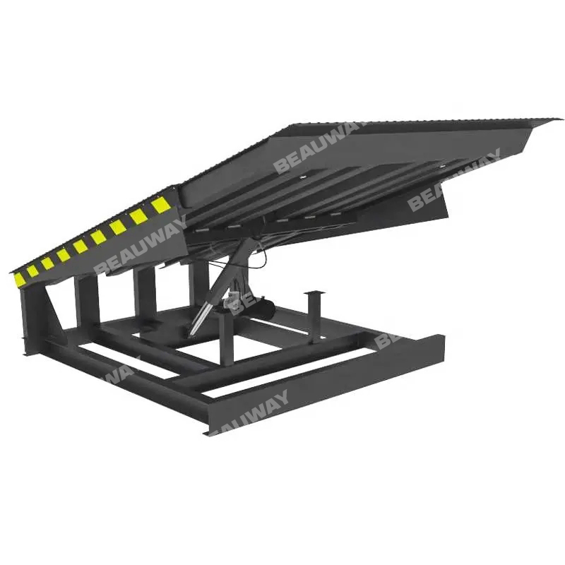 6-20 Tons Electric Loading Ramp Truck Loading Dock Ramps Hydraulic Dock Ramp for Warehouse