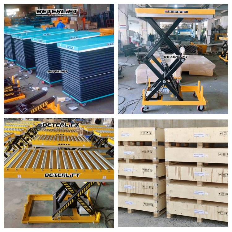 High Quality 100kg-10000kg Electric Hydraulic Lifting Stationary Table Scissor Lift Platform