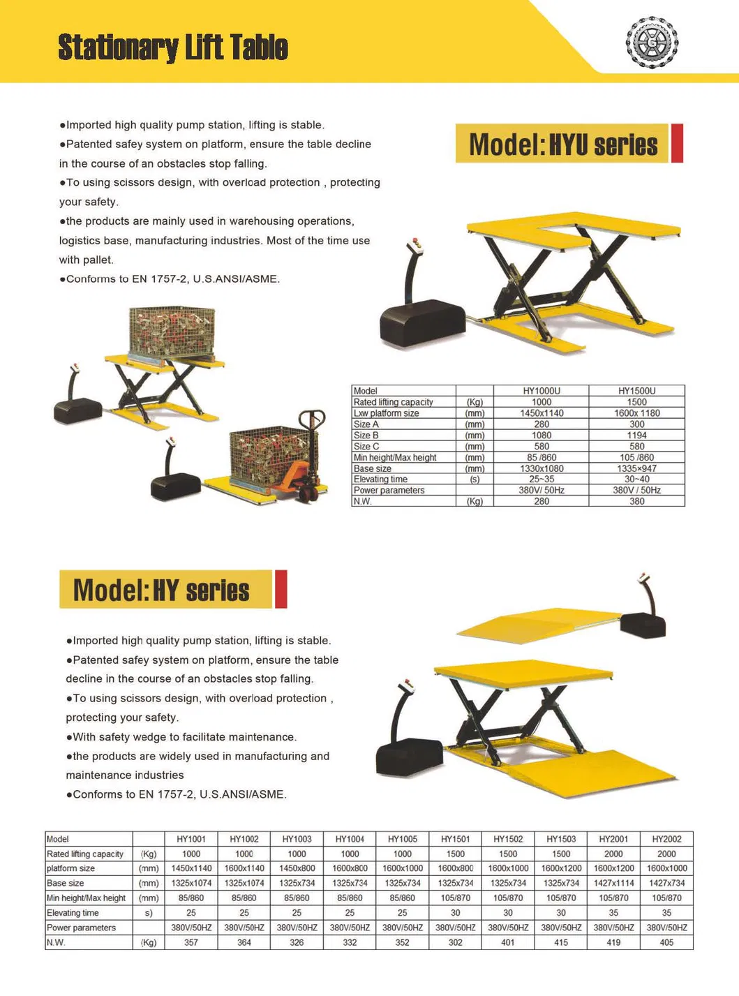 Heavy Duty Electric Scissor Lift Table