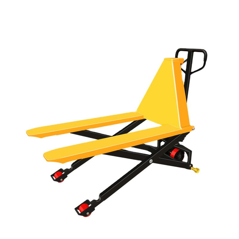 Mini Manual Hydraulic Scissor Lift Platform, Small Manual Hydraulic Lift Forklift, Transport Vehicle