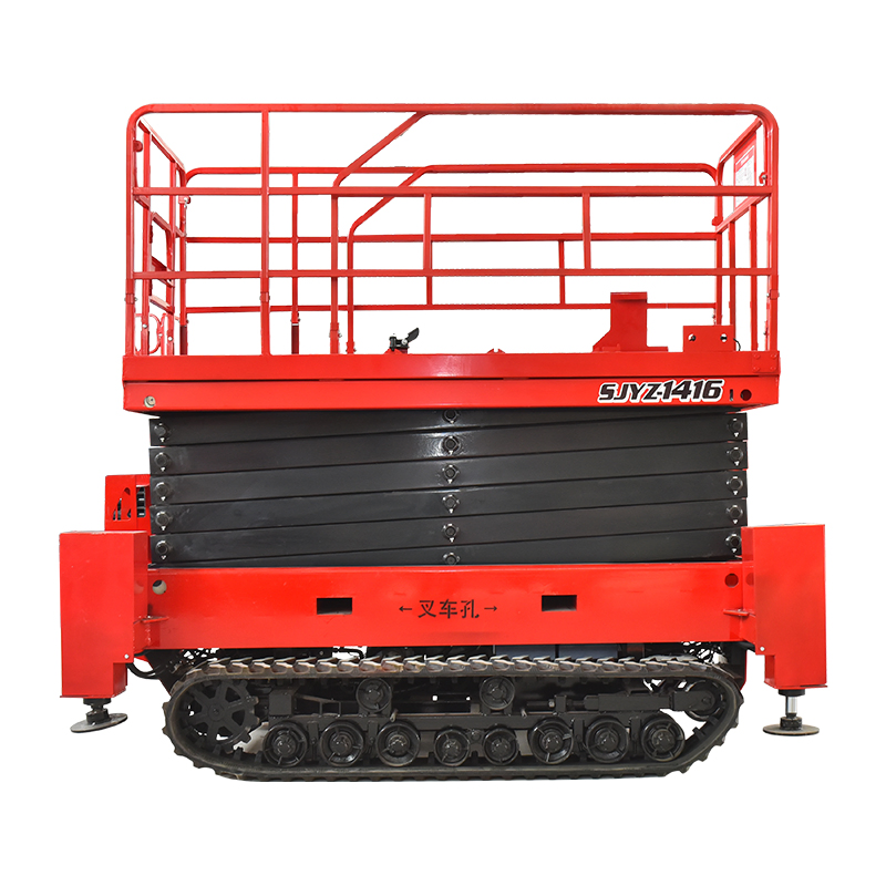 Pit-Mounted Hydraulic Stationary Scissor Lift Track Chassis Anti-Drift Heavy Duty Lifting Platform Industrial Equipment Maintenance Customizable