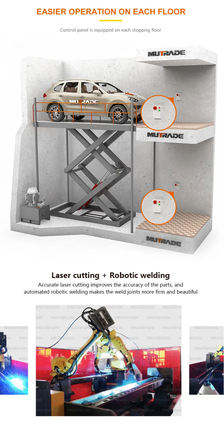 Double Deck Scissor Lifting Platform