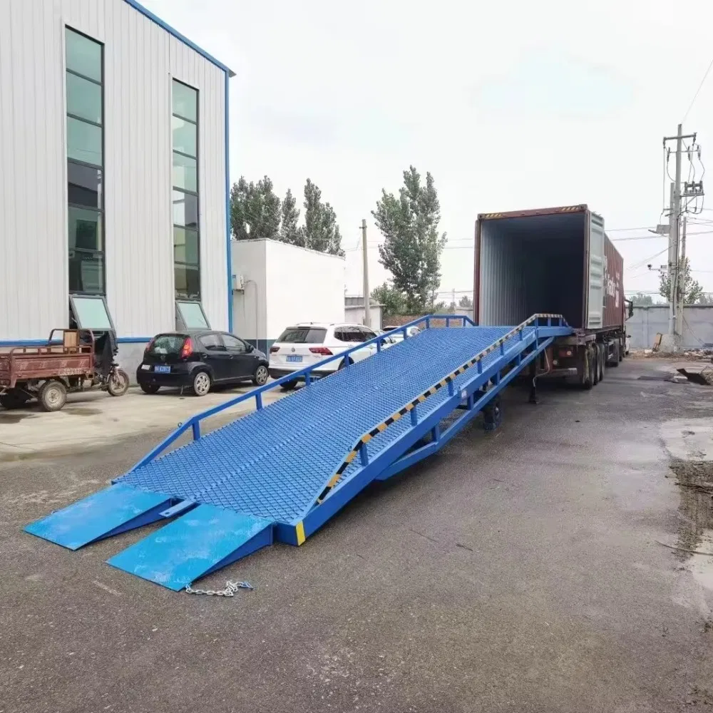 12 Ton Hydraulic Container Loading Unloading Platform Mobile Boarding Bridge Movable Climbing Platform