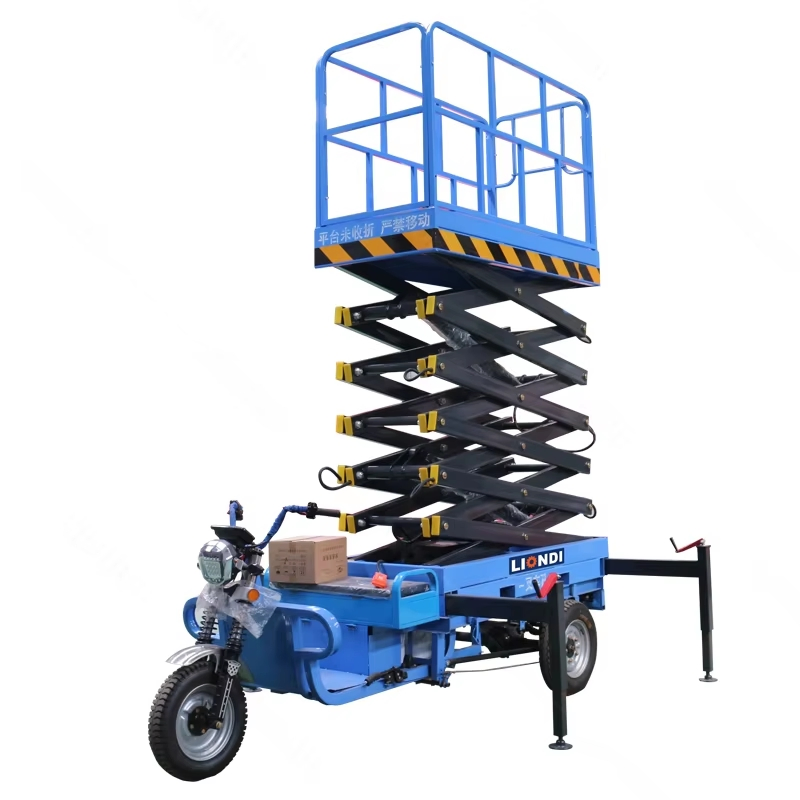 Tricycle Scissor Lifting Platform for Material Handling/Aerial Work