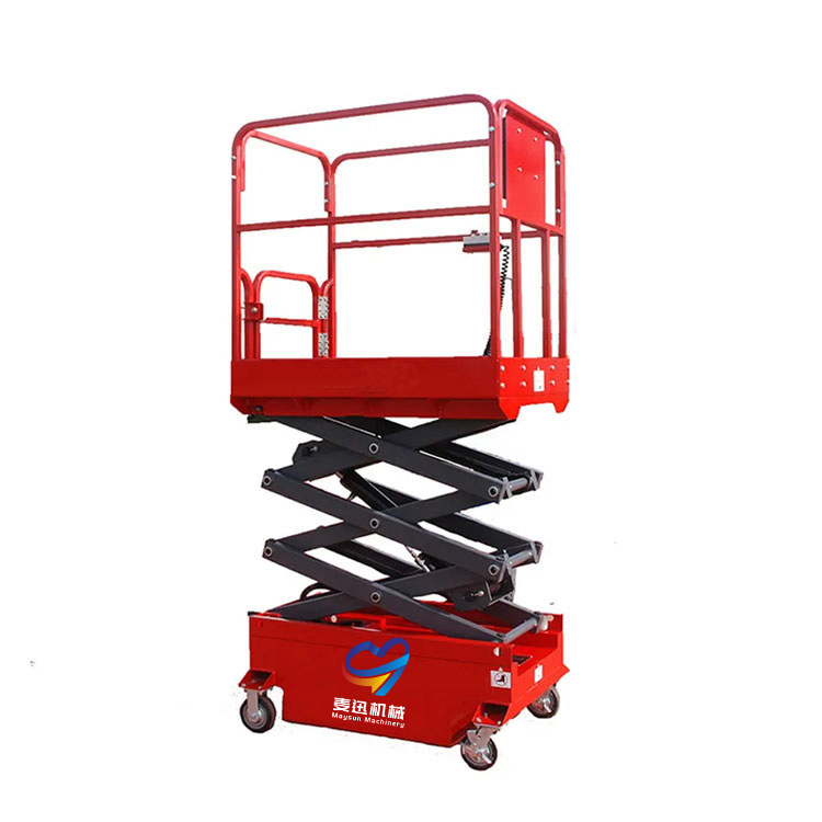 4m Aerial Working Self Propelled Hydraulic Electric Scissor Lifting Platform