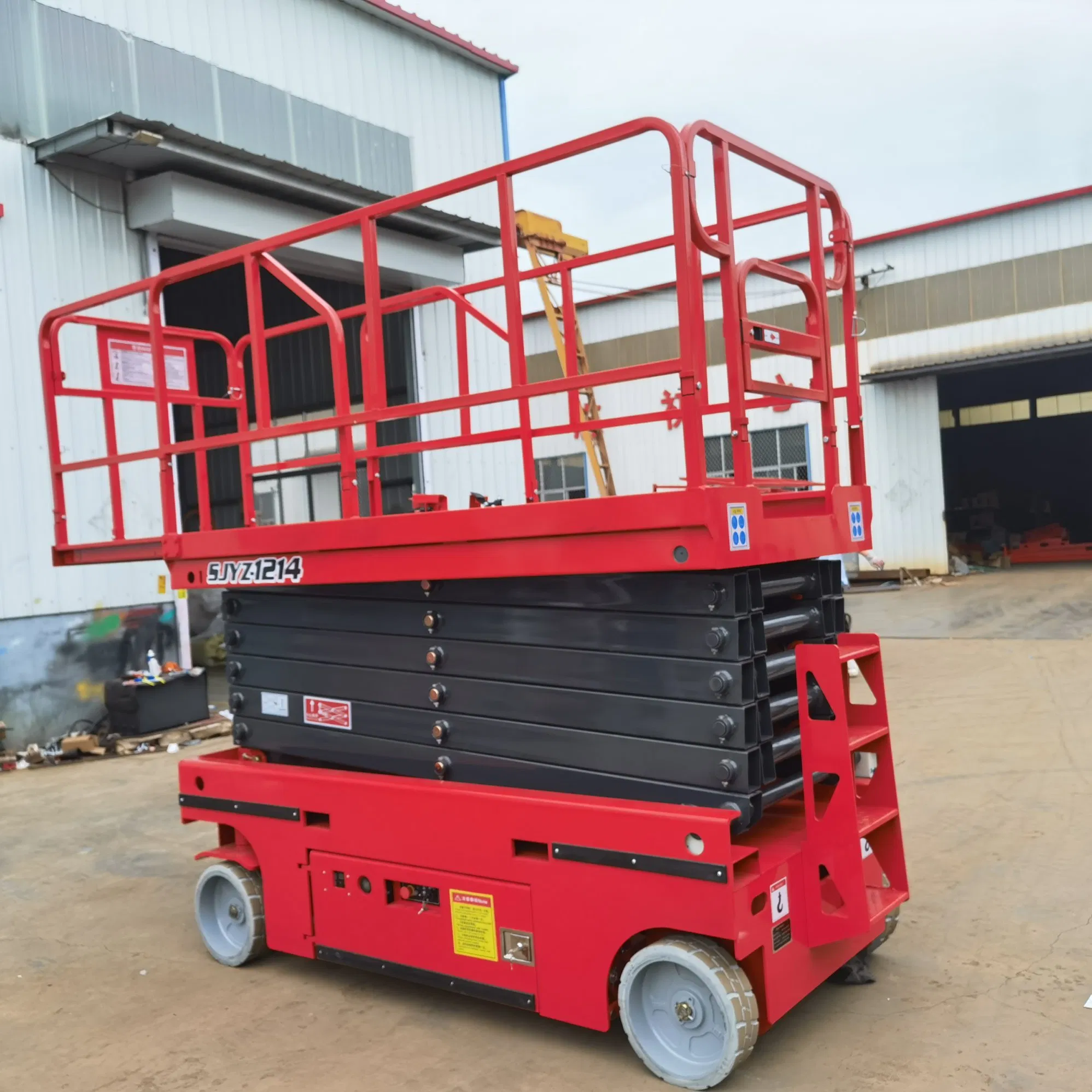 Electric Mobile Scissor Lifting Manlift Mobile Platform for Sale