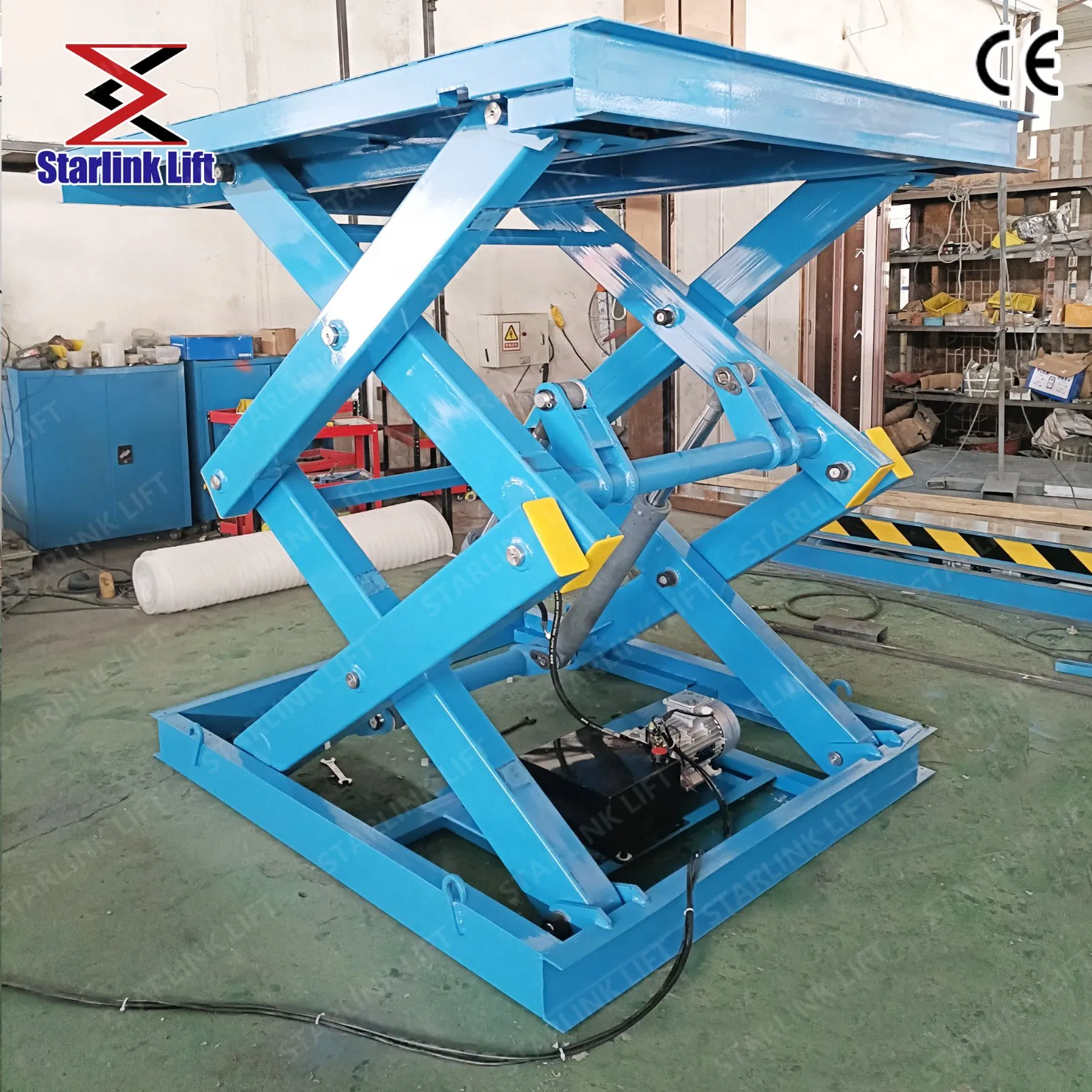 Customized Stationary Scissor Lift Table/Fixed Hydraulic Lift/Underground Installation Scissors Lifting Platform