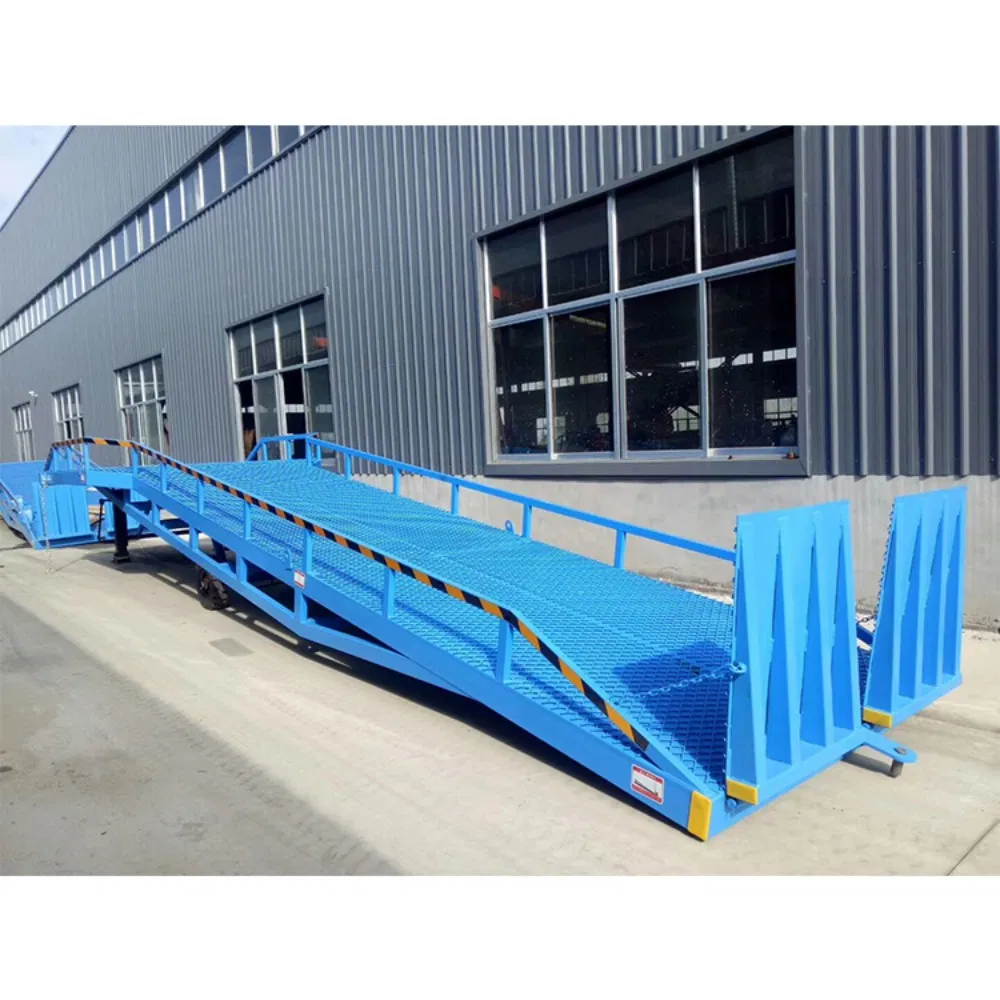 12 Ton Hydraulic Container Loading Unloading Platform Mobile Boarding Bridge Movable Climbing Platform