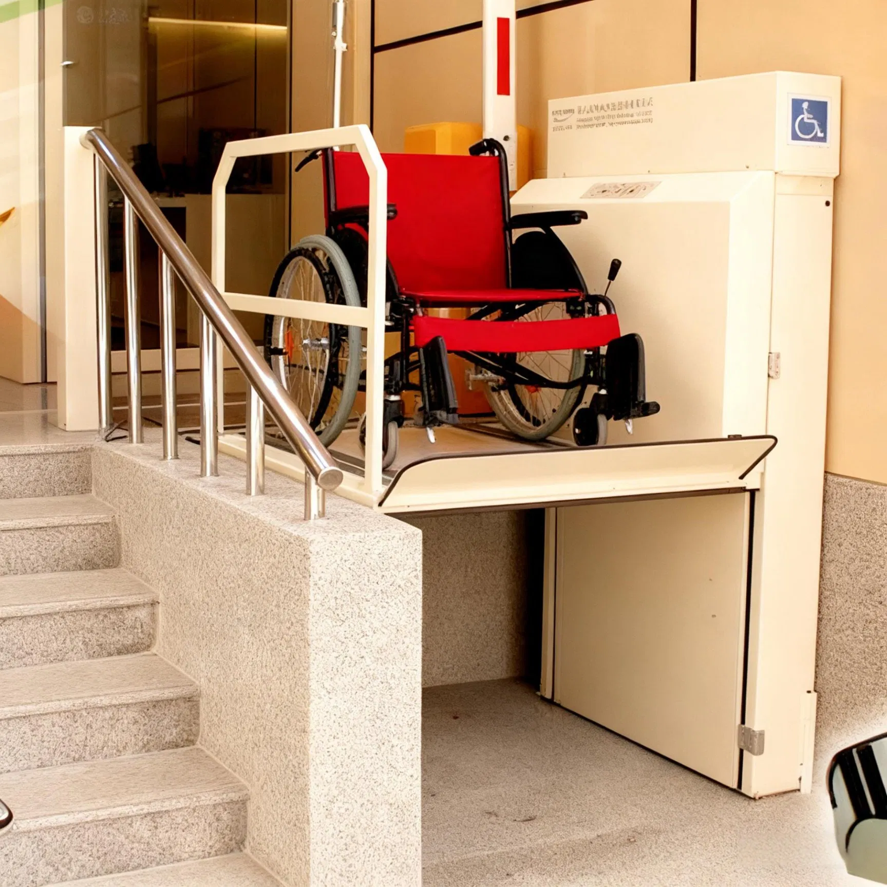 Modern Wheelchair Lift Platform with Bureau for Villa
