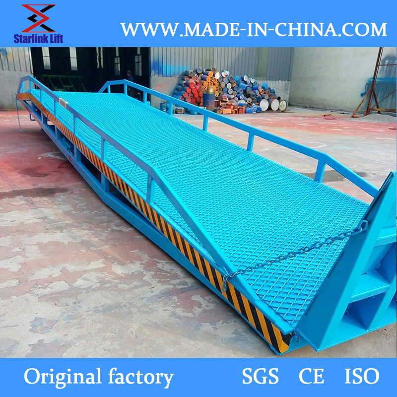 with CE Hydraulic Container Unloading Equipment Mobile Loading Dock Ramps Yard Ramp