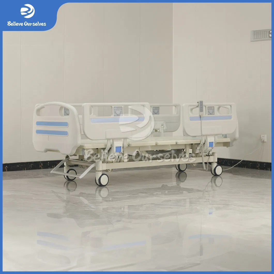 مصنع معدات الرعاية الصحية هوانر سرير رعاية وحدة العناية المركزة سرير مستشفى الصين Hr-D18 سرير مستشفى كهربائي كامل متعدد الوظائف منخفض